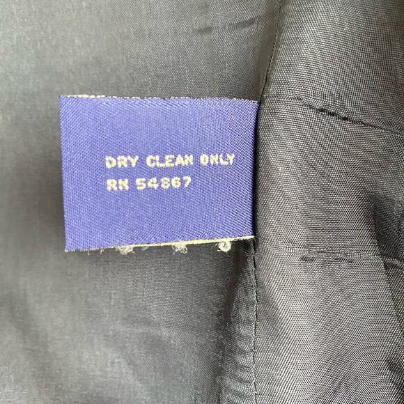 Structure Mens Linen Blazer Sport Coat Size 38 Blue Unstructured Pockets - Picture 13 of 15